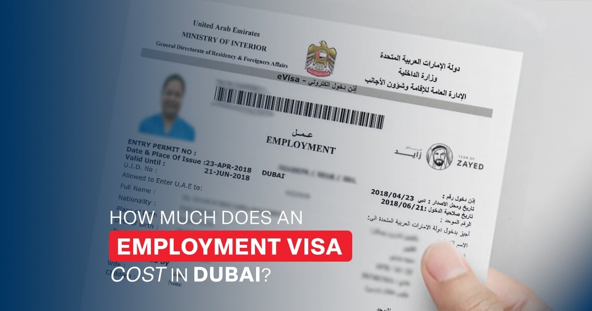 Dubai Employment Visa Cost