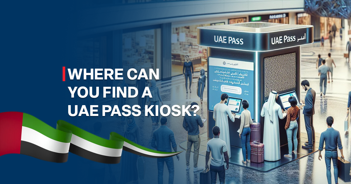 UAE Pass kiosk