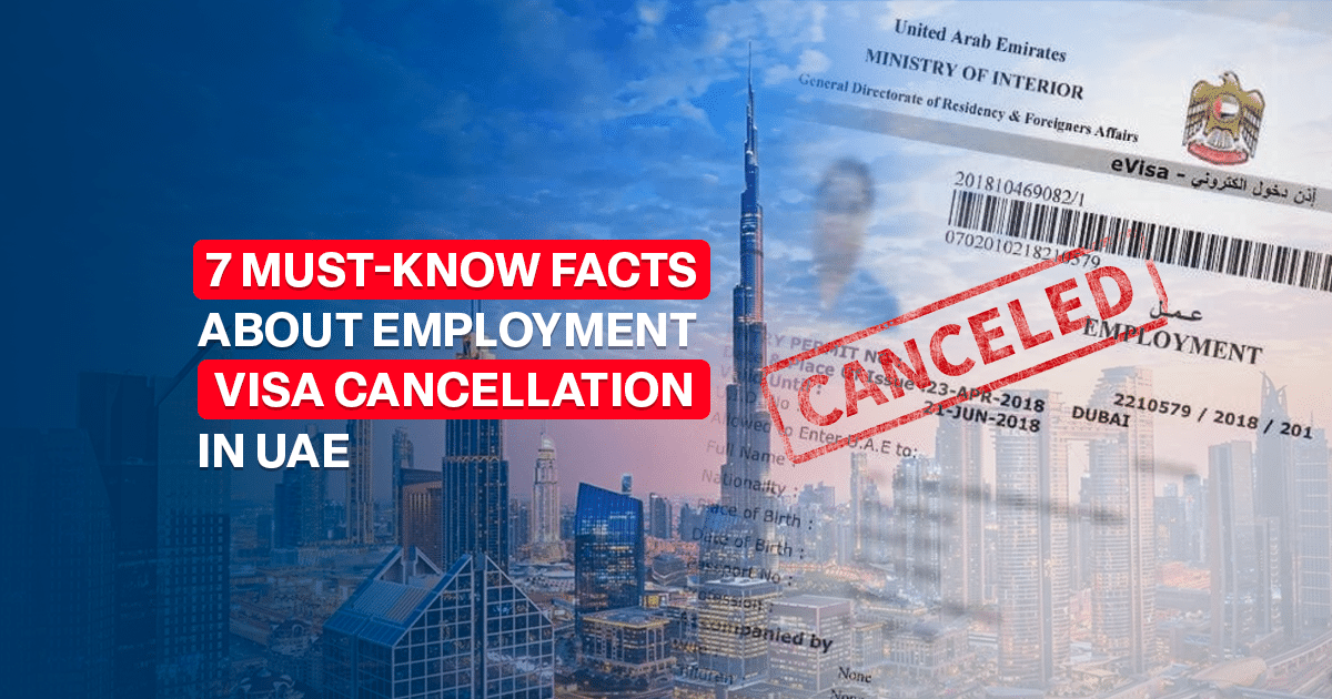 employment visa cancellation in uae